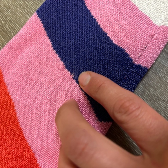 JoosTricot | Spirals Sleeve Crop Top In White Spirals Size S - Picture 5 of 7